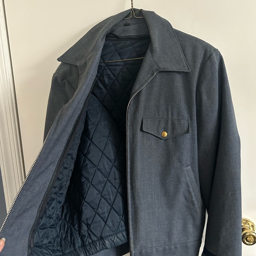 Men's Warm Blue/Charcoal US Postal Jacket